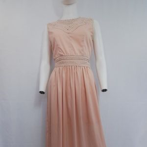 Sugar Lips Pink Knit Long Dress NWT